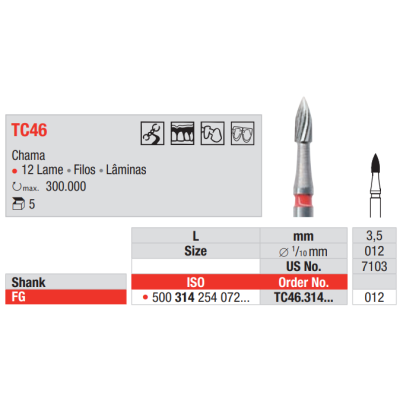 TC46 | Chama 12 Lâminas