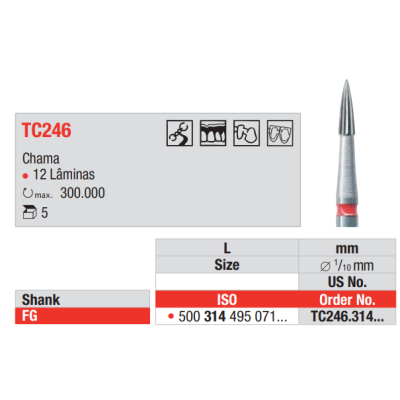 TC246 | Chama 12 Lâminas